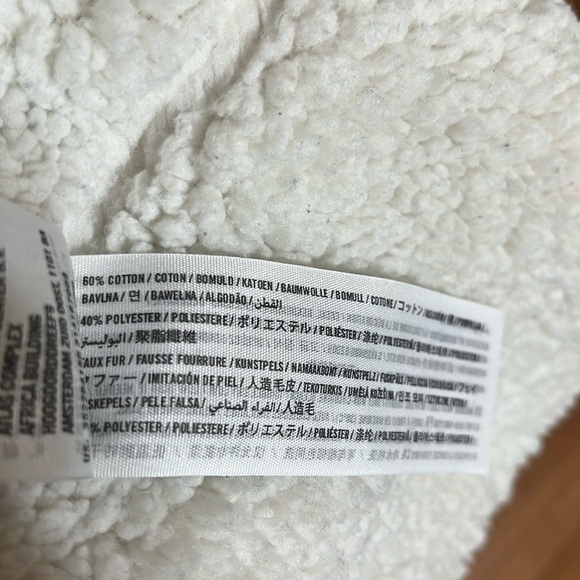 Hollister Sherpa Lined Open Front Cardigan Sz Small - Picture 6 of 6